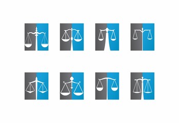 Set of Great Law Firm Logo Template