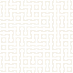 Weave Seamless Pattern. Stylish Repeating Texture. Black and White Geometric Vector Illustration.