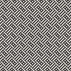 Abstract Geometric Pattern With Stripes Lattice. Seamless Vector Background