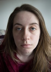 Make Up Free Young Woman Portrait