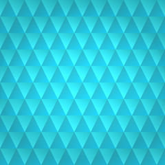 Abstract triangle background. Color turquoise.