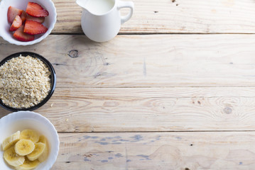 Breakfast (oast, strawberry, banana and vegetal milk)