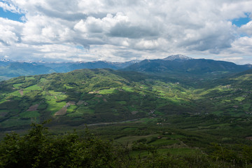 Obraz premium Panorama collinare in Appennino