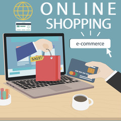 Online shopping e-commerce