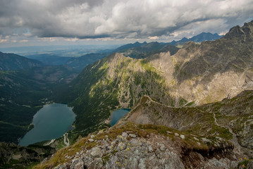 Fototapeta premium Tatry,Mięguszowiecka Przełęcz pod Chłopkiem