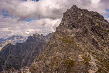 Tatry,Mięguszowiecka Przełęcz pod Chłopkiem