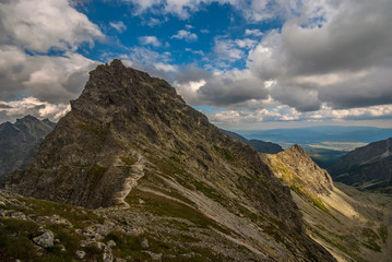 Fototapeta premium Tatry,Mięguszowiecka Przełęcz pod Chłopkiem