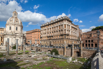 Rome City at sunny day