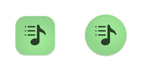 Vector Green Web Buttons