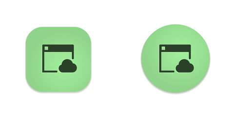 Vector Green Web Buttons