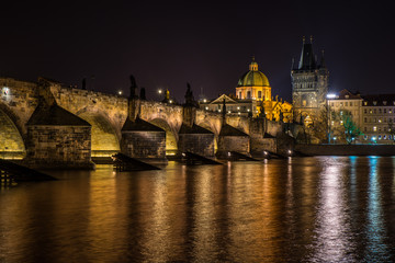 Fototapeta na wymiar Charles bridge, Prague