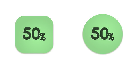 Vector Green Web Buttons