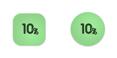 Vector Green Web Buttons