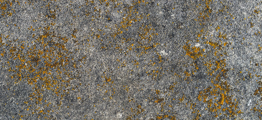 Yellow and grey background with concrete texture horizontal top view isolated, vintage dark wood backdrop, old rustic stone board, space blank back on the table, mockup brick nuture wall