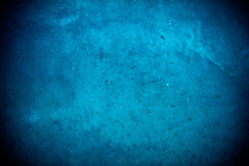 Blue concrete wall texture background