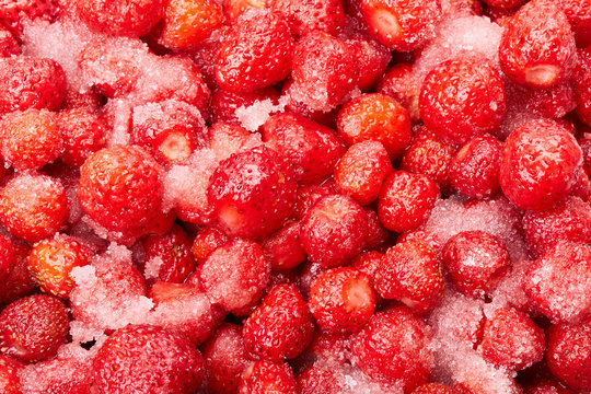Strawberries with sugar