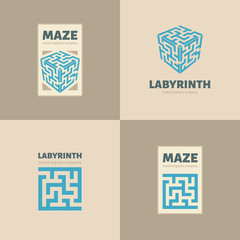 The maze logo