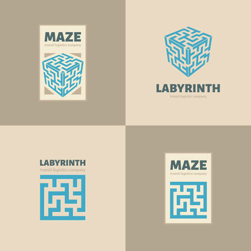 The maze logo