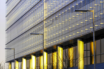 Glasfassade, moderne Architektur, Österreich, Niederösterreich