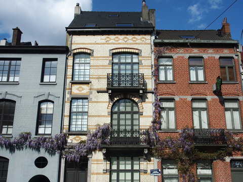 Brüssel: Schöne Altbaufassaden, Jahrhundertwende