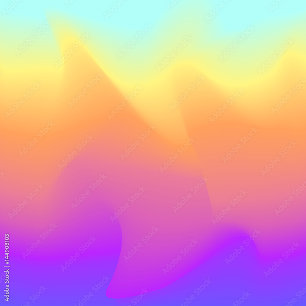 Wall mural vector illustration of abstract blurred curve background