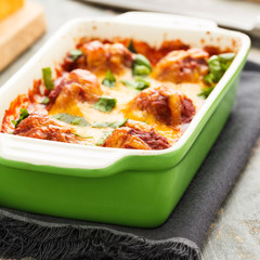 Hackbällchen al forno - Meatballs al forno