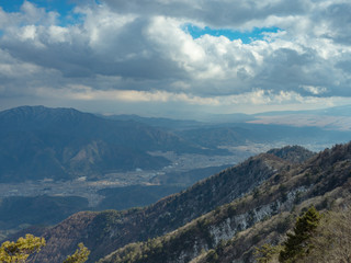 Fototapeta premium 山の上から