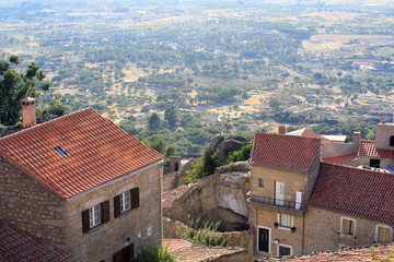 Houses and landscape in Monsanto, Historical Village of Portugal