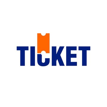 Ticket Logo Vector