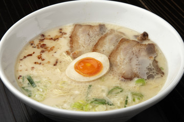 Ramen noodle with egg and pork