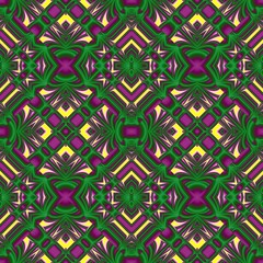 yellow and green seamless pattern