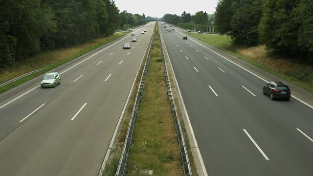 Time lapse  highway in germany near cologne. July .  with 29,97p. Also availabe in 25p