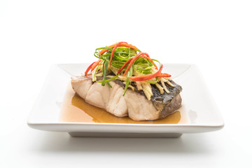 snapper fish steamed with soy sauce