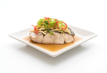 snapper fish steamed with soy sauce