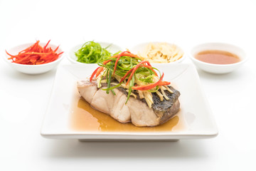 snapper fish steamed with soy sauce