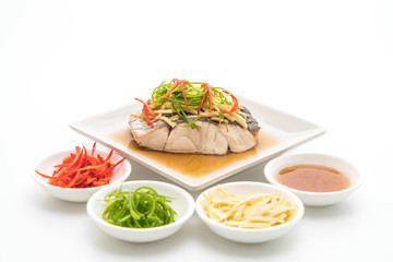 snapper fish steamed with soy sauce