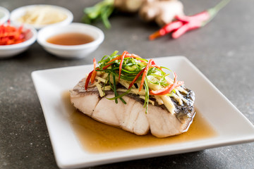 snapper fish steamed with soy sauce