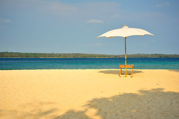 White Sand Beach on Tropical Islands
