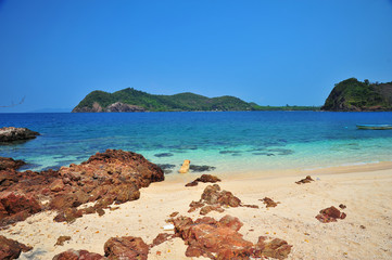 White Sand Beach on Tropical Islands