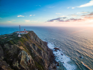 Fototapeta na wymiar Cape Roca, Portugal. Views from the edge of continental Europe.