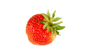fresh strawberry isolated on white background