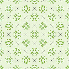 Monogram Seamless Vector Pattern. Modern stylist background.