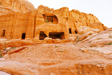 Views of the Lost City of Petra.