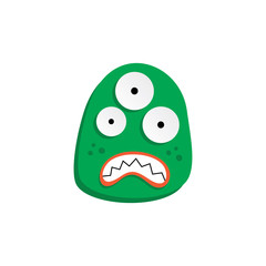 cute adorable ugly scarry funny mascot monster
