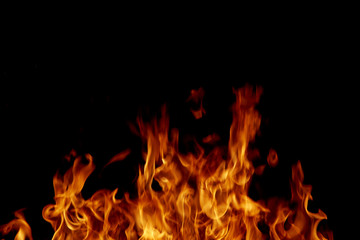 Fototapeta na wymiar Fire flames abstract