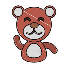 draw bear animal comic vector illustration eps 10