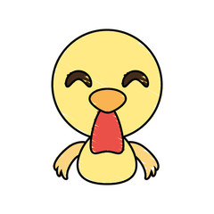 draw chicken animal comic vector illustration eps 10