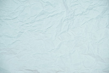 White crumpled paper for background