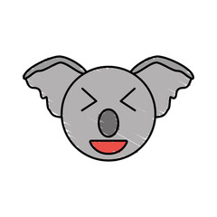 cute koala drawing animal vector illustration eps 10