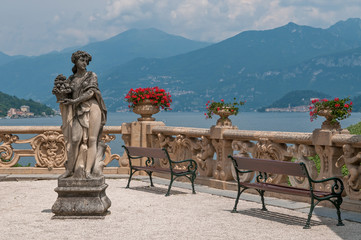 Beautiful villa at Lake Como, Italy.